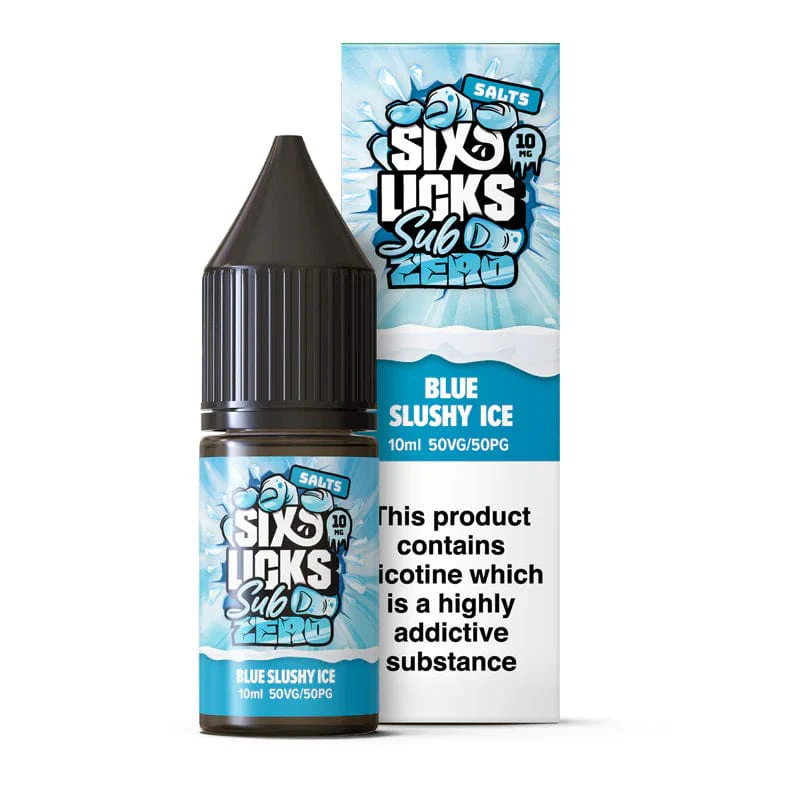 Six Licks Sub Zero 10ml Nic Salts - Image 3