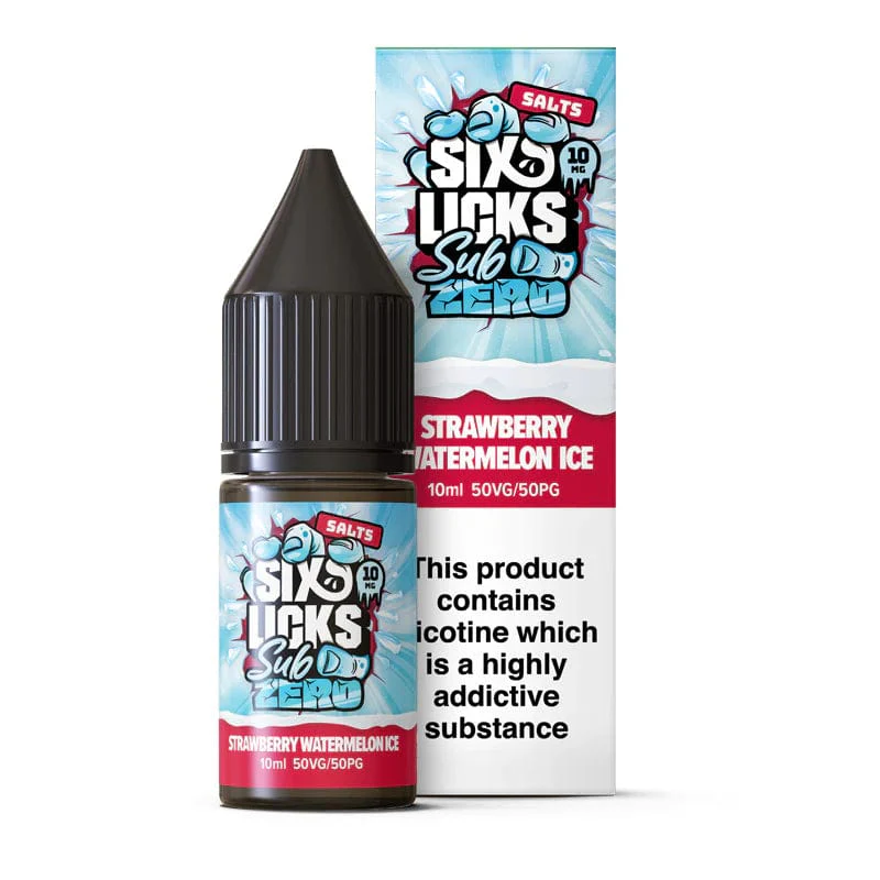 Six Licks Sub Zero 10ml Nic Salts - Image 6