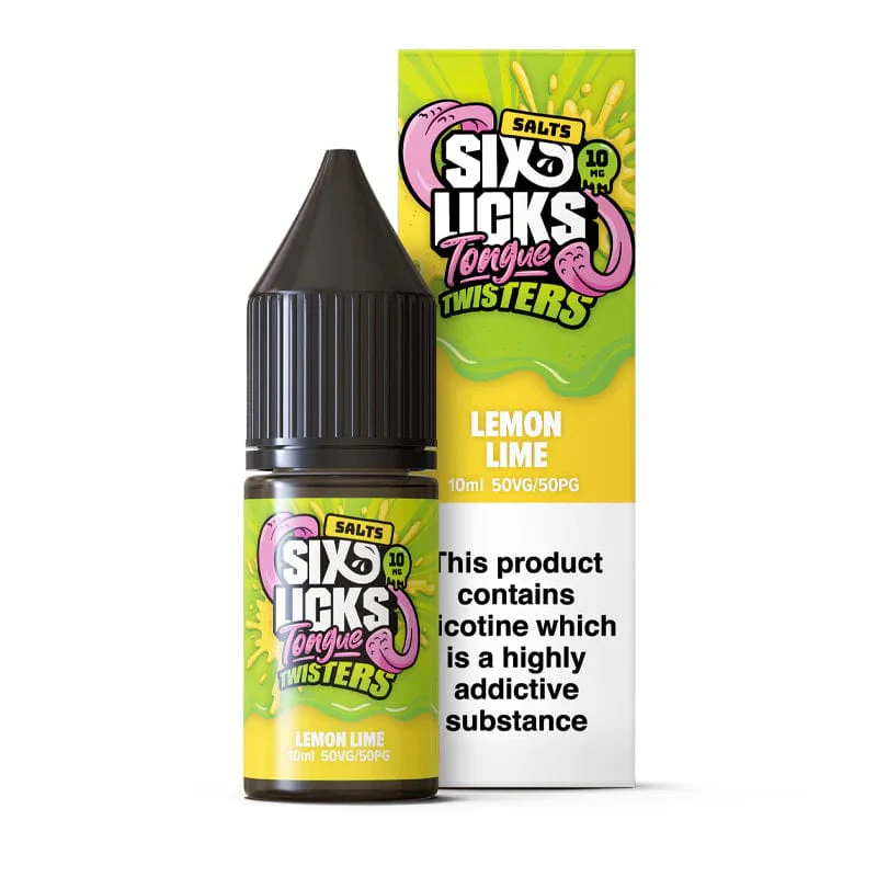 Six Licks Tongue Twisters 10ml Nic Salts - Image 2