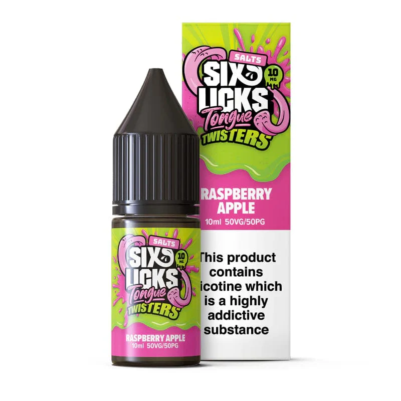 Six Licks Tongue Twisters 10ml Nic Salts - Image 4