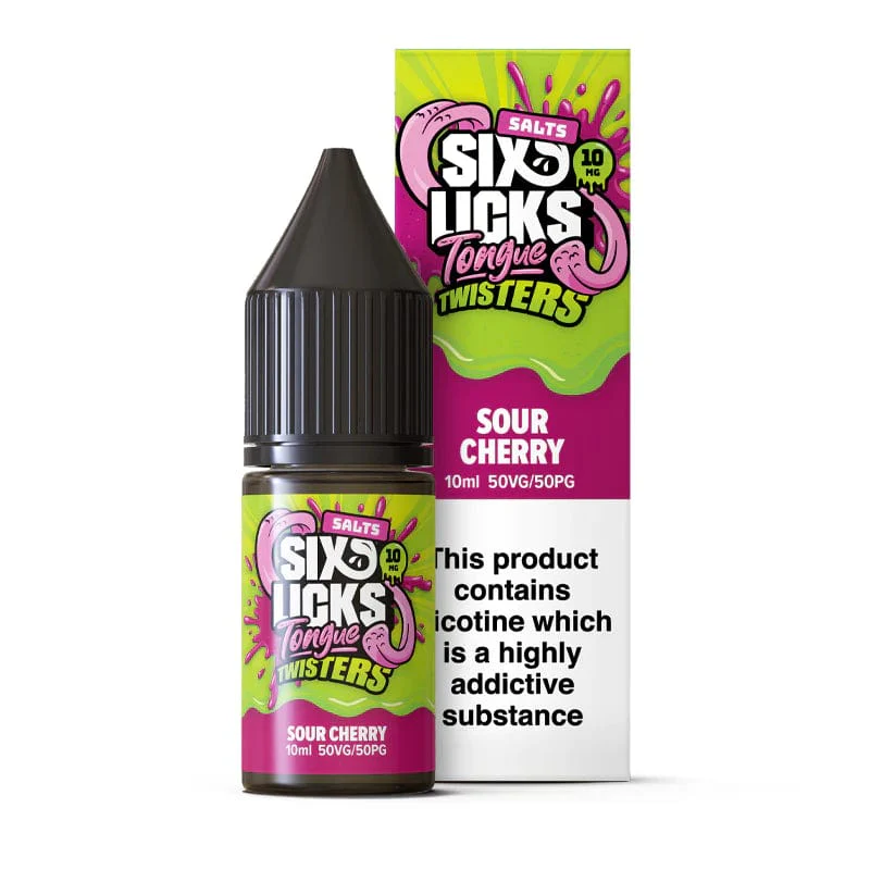 Six Licks Tongue Twisters 10ml Nic Salts - Image 5