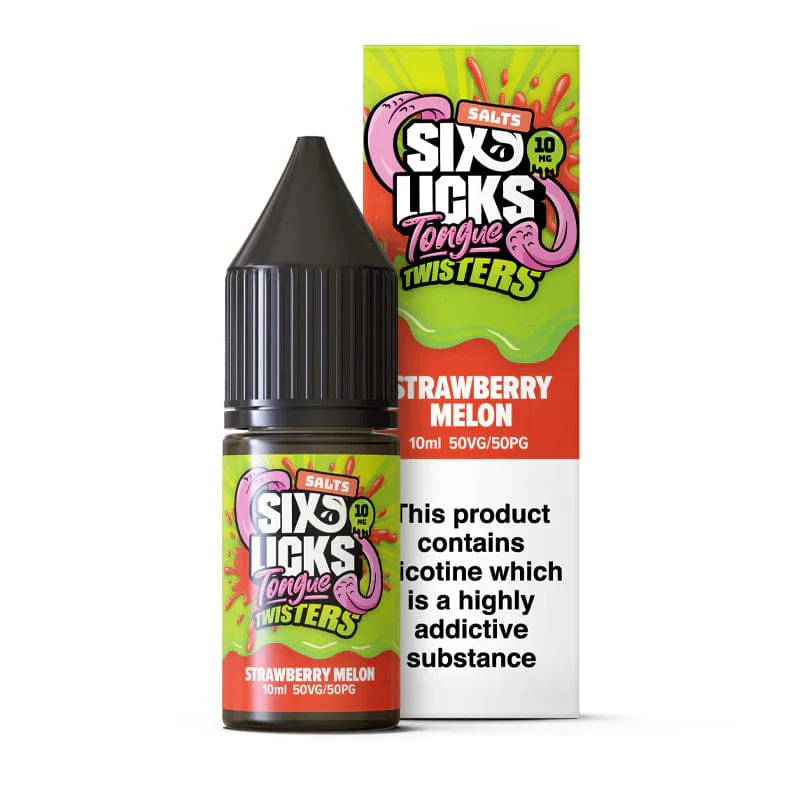Six Licks Tongue Twisters 10ml Nic Salts - Image 6